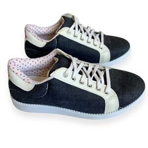NEW Pampili Denim & Leather Sneakers